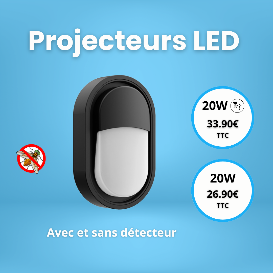 Eclairage LED visuels Carré